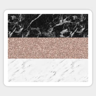 Marble stripes - Deauville rose gold Sticker